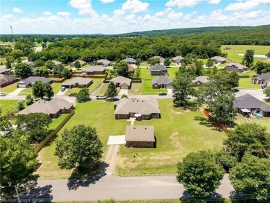 Move-in ready brick home on nearly an acre (two lots) just East on River Valley Golf Course in Arkansas - for sale on GolfHomes.com, golf home, golf lot