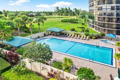 Gorgeous Views of Golf Course, pool and lake! 3 Full bedrooms on Fountains Golf and Country Club in Florida - for sale on GolfHomes.com, golf home, golf lot