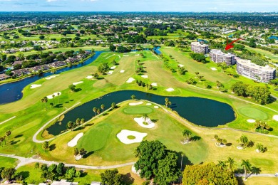 Gorgeous Views of Golf Course, pool and lake! 3 Full bedrooms on Fountains Golf and Country Club in Florida - for sale on GolfHomes.com, golf home, golf lot