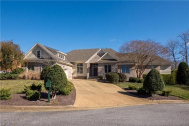 Sprawling custom built ranch expanding 92ft of lot frontage on Cypress Creek Golfers Club in Virginia - for sale on GolfHomes.com, golf home, golf lot