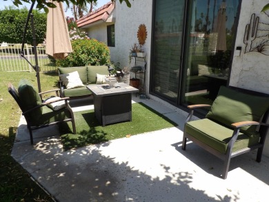 Meet your new poolside desert retreat! This 1,400 sf condo has on Cathedral Canyon Golf and Tennis Club in California - for sale on GolfHomes.com, golf home, golf lot