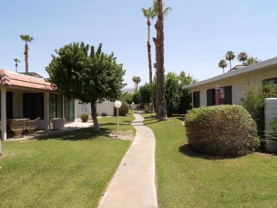 Meet your new poolside desert retreat! This 1,400 sf condo has on Cathedral Canyon Golf and Tennis Club in California - for sale on GolfHomes.com, golf home, golf lot