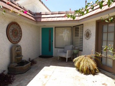 Meet your new poolside desert retreat! This 1,400 sf condo has on Cathedral Canyon Golf and Tennis Club in California - for sale on GolfHomes.com, golf home, golf lot