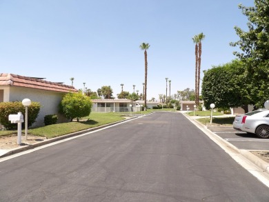 Meet your new poolside desert retreat! This 1,400 sf condo has on Cathedral Canyon Golf and Tennis Club in California - for sale on GolfHomes.com, golf home, golf lot