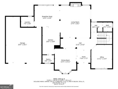 A remarkable one-of-a-kind home situated in the sought-after on Canongate At Eagle Watch Golf Club in Georgia - for sale on GolfHomes.com, golf home, golf lot