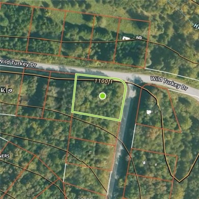 Corner lot of Wild Turkey Drive and Thunderbird Drive.
This on Holiday Island Golf Course in Arkansas - for sale on GolfHomes.com, golf home, golf lot