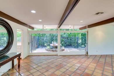 Privacy and tranquility define this single-level post-and-beam on Eaton Canyon Golf Course in California - for sale on GolfHomes.com, golf home, golf lot