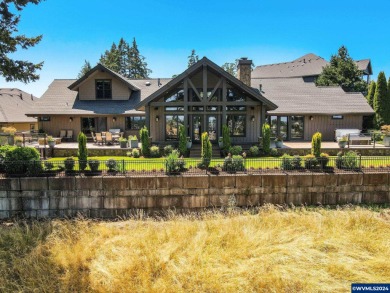 One-of-a-kind custom built timber-frame lodge style home on Creekside Golf Course in Oregon - for sale on GolfHomes.com, golf home, golf lot