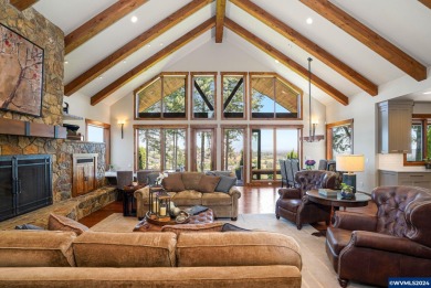 One-of-a-kind custom built timber-frame lodge style home on Creekside Golf Course in Oregon - for sale on GolfHomes.com, golf home, golf lot