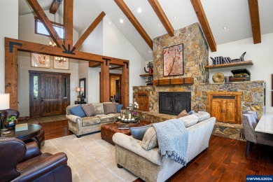 One-of-a-kind custom built timber-frame lodge style home on Creekside Golf Course in Oregon - for sale on GolfHomes.com, golf home, golf lot