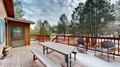 Located in the heart of Ruidoso, this 2-bedroom, 2-bath cabin is on Cree Meadows Country Club in New Mexico - for sale on GolfHomes.com, golf home, golf lot