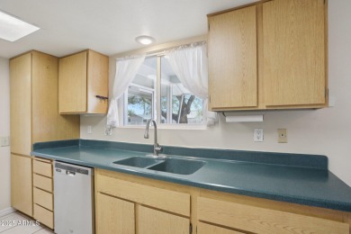 This well-maintained two bedroom and two bathroom Kaibab model on Pebblebrook Golf Course in Arizona - for sale on GolfHomes.com, golf home, golf lot