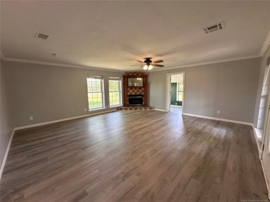 Welcome to this completely renovated 3-bedroom, 2-bathroom home on Pecan Valley Golf Course in Oklahoma - for sale on GolfHomes.com, golf home, golf lot