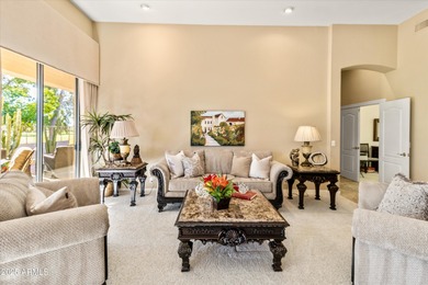 This exceptional single-level Monterey-style home in the on Starfire At Scottsdale Country Club in Arizona - for sale on GolfHomes.com, golf home, golf lot