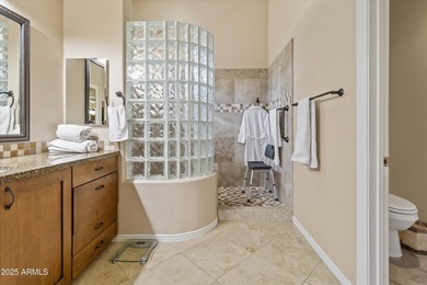 This exceptional single-level Monterey-style home in the on Starfire At Scottsdale Country Club in Arizona - for sale on GolfHomes.com, golf home, golf lot