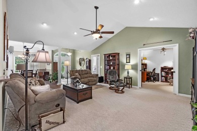 This exceptional three-bedroom, two-bath home is situated on a on Palmetto Greens Golf and Country Club in South Carolina - for sale on GolfHomes.com, golf home, golf lot