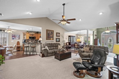 This exceptional three-bedroom, two-bath home is situated on a on Palmetto Greens Golf and Country Club in South Carolina - for sale on GolfHomes.com, golf home, golf lot