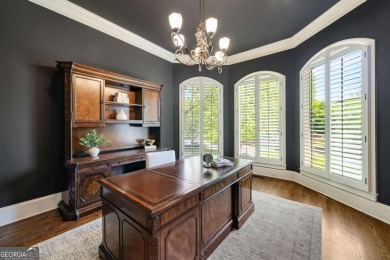 Tucked into a quiet cul-de-sac street within one of Suwanee's on Laurel Springs Golf Club in Georgia - for sale on GolfHomes.com, golf home, golf lot