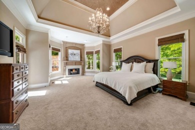 Tucked into a quiet cul-de-sac street within one of Suwanee's on Laurel Springs Golf Club in Georgia - for sale on GolfHomes.com, golf home, golf lot