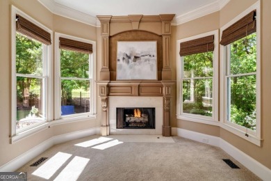 Tucked into a quiet cul-de-sac street within one of Suwanee's on Laurel Springs Golf Club in Georgia - for sale on GolfHomes.com, golf home, golf lot