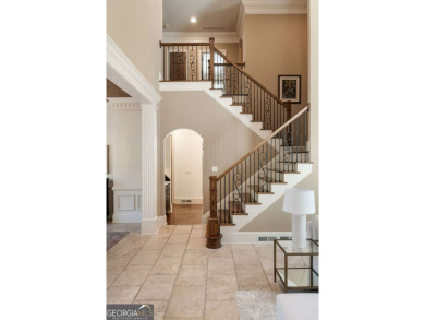 Tucked into a quiet cul-de-sac street within one of Suwanee's on Laurel Springs Golf Club in Georgia - for sale on GolfHomes.com, golf home, golf lot