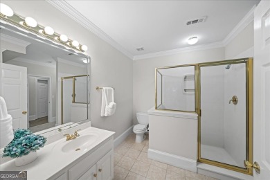 Tucked into a quiet cul-de-sac street within one of Suwanee's on Laurel Springs Golf Club in Georgia - for sale on GolfHomes.com, golf home, golf lot