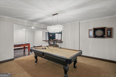 Tucked into a quiet cul-de-sac street within one of Suwanee's on Laurel Springs Golf Club in Georgia - for sale on GolfHomes.com, golf home, golf lot