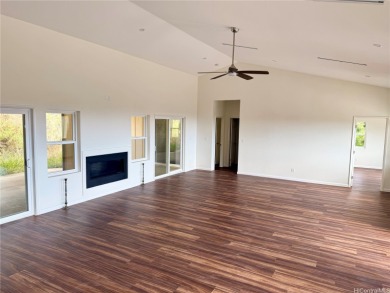 Nestled on a scenic hilltop, this exquisite 2024-built home on Makaha Valley Country Club in Hawaii - for sale on GolfHomes.com, golf home, golf lot