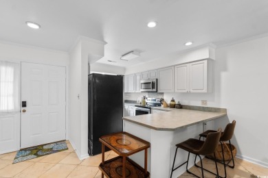 Discover your perfect coastal escape! This furnished and on Arcadian Shores Golf Club in South Carolina - for sale on GolfHomes.com, golf home, golf lot