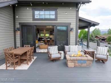 Built in 2019, with unobstructed Sawatch Mountain Range views on Eagle Ranch in Colorado - for sale on GolfHomes.com, golf home, golf lot