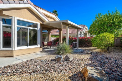 This updated Christofle model is clean and ready to move into on Mountain Vista Golf Course At Sun City Palm Desert in California - for sale on GolfHomes.com, golf home, golf lot