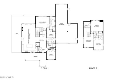 Built in 2019, with unobstructed Sawatch Mountain Range views on Eagle Ranch in Colorado - for sale on GolfHomes.com, golf home, golf lot