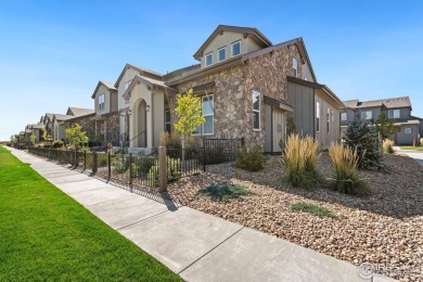 This beautifully crafted, Italian-inspired end unit luxury on Highland Meadows Golf Course in Colorado - for sale on GolfHomes.com, golf home, golf lot