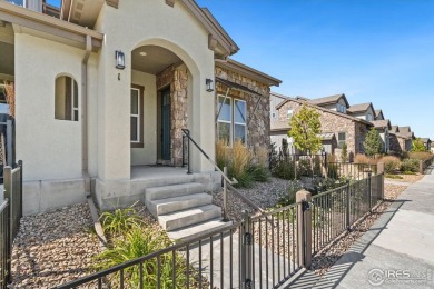 This beautifully crafted, Italian-inspired end unit luxury on Highland Meadows Golf Course in Colorado - for sale on GolfHomes.com, golf home, golf lot