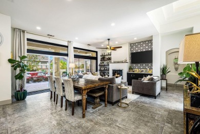 Enter through leaded glass double doors into an open concept on Mountain Vista Golf Course At Sun City Palm Desert in California - for sale on GolfHomes.com, golf home, golf lot