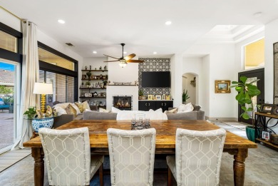 Enter through leaded glass double doors into an open concept on Mountain Vista Golf Course At Sun City Palm Desert in California - for sale on GolfHomes.com, golf home, golf lot