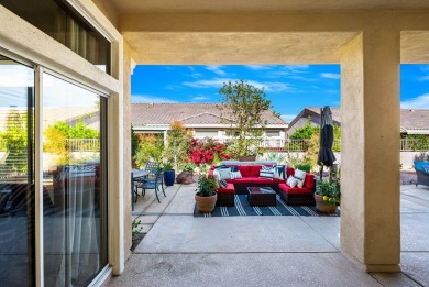 Enter through leaded glass double doors into an open concept on Mountain Vista Golf Course At Sun City Palm Desert in California - for sale on GolfHomes.com, golf home, golf lot