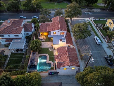Discover a Mediterranean masterpiece in the heart of Alamitos on Recreation Park Golf Course 18 in California - for sale on GolfHomes.com, golf home, golf lot