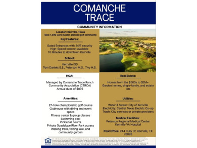 ASK ABOUT OUR CLOSING COST INCENTIVES! Live where luxury on The Club At Comanche Trace in Texas - for sale on GolfHomes.com, golf home, golf lot