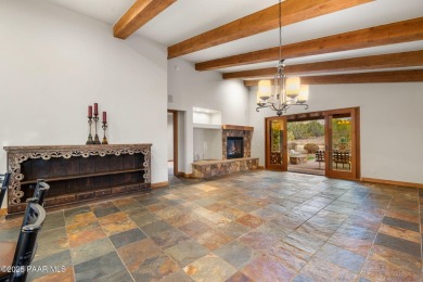 Charming B Plan Ranch Cottage with high wood-beamed ceilings, a on Talking Rock Golf Club in Arizona - for sale on GolfHomes.com, golf home, golf lot