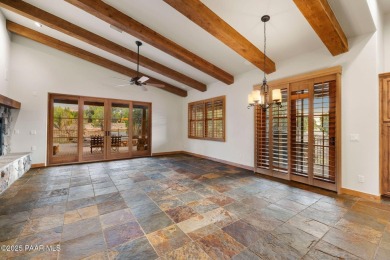 Charming B Plan Ranch Cottage with high wood-beamed ceilings, a on Talking Rock Golf Club in Arizona - for sale on GolfHomes.com, golf home, golf lot