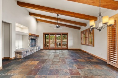 Charming B Plan Ranch Cottage with high wood-beamed ceilings, a on Talking Rock Golf Club in Arizona - for sale on GolfHomes.com, golf home, golf lot