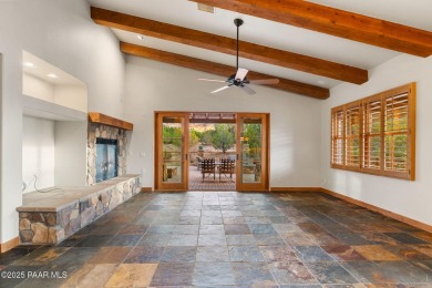Charming B Plan Ranch Cottage with high wood-beamed ceilings, a on Talking Rock Golf Club in Arizona - for sale on GolfHomes.com, golf home, golf lot