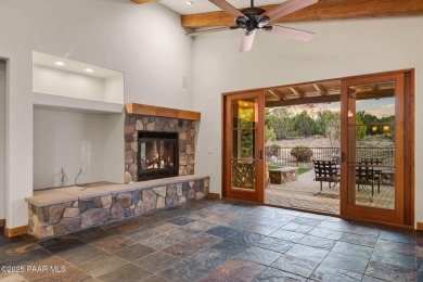 Charming B Plan Ranch Cottage with high wood-beamed ceilings, a on Talking Rock Golf Club in Arizona - for sale on GolfHomes.com, golf home, golf lot