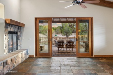 Charming B Plan Ranch Cottage with high wood-beamed ceilings, a on Talking Rock Golf Club in Arizona - for sale on GolfHomes.com, golf home, golf lot