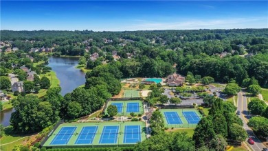 Enjoy Unbeatable views from Morning Coffee to Golden Hour - on Hamilton Mill Golf Club in Georgia - for sale on GolfHomes.com, golf home, golf lot
