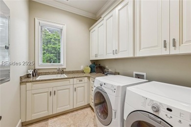 Nestled on a private cul-de-sac in Long Cove Club, this on Long Cove Club in South Carolina - for sale on GolfHomes.com, golf home, golf lot