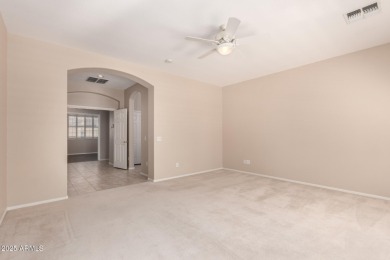 Energy-smart living with owned solar! This popular Sienna floor on Tuscany Falls At Pebble Creek in Arizona - for sale on GolfHomes.com, golf home, golf lot