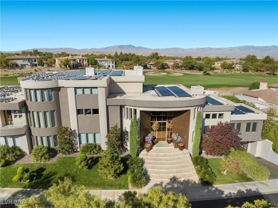 This exquisite modern estate, nestled within the exclusive on Anthem Country Club in Nevada - for sale on GolfHomes.com, golf home, golf lot