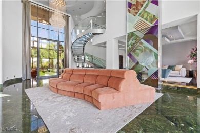 This exquisite modern estate, nestled within the exclusive on Anthem Country Club in Nevada - for sale on GolfHomes.com, golf home, golf lot